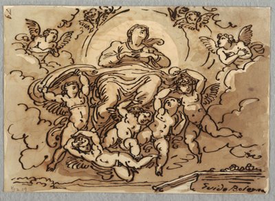 A Szűz Angyali üdvözlete, Guido Reni után alkotó: Felice Giani