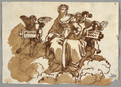 Teológia, Raphael Sansio, Stanza della Segnatura, Vatikán nyomán alkotó: Felice Giani