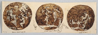 Három Bacchus-tantárgy: Bacchus imádta alkotó: Felice Giani