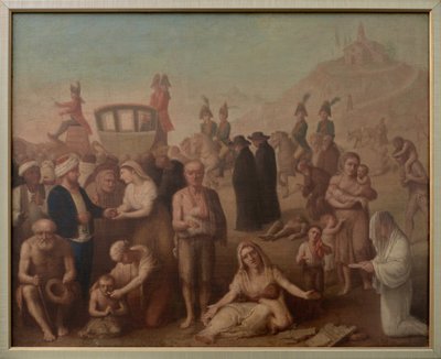 I. Vittorio Emanuele bevonul Genovába alkotó: Felice Guascone