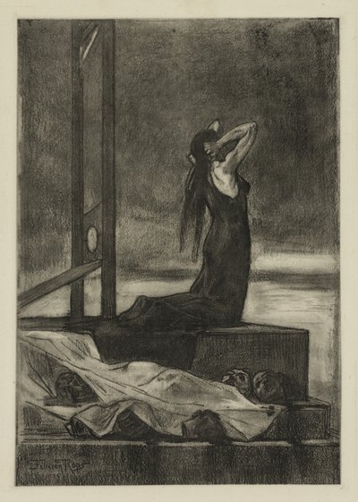 Halálbüntetés: A halál fájdalma (Todesstrafe: La peine de mort) alkotó: Félicien Rops