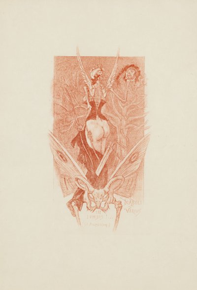 Diaboli Virtus in Lombis alkotó: Félicien Rops