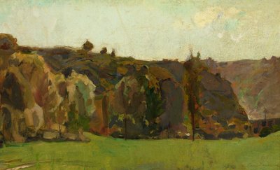 Táj az Ardennekben alkotó: Félicien Rops