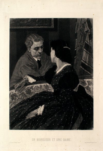 Egy úr és egy hölgy alkotó: Félicien Rops