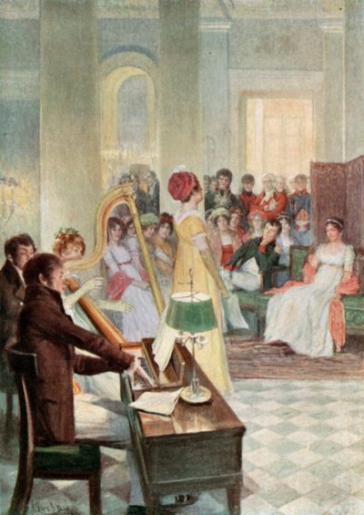 Soiree Malmaisonban alkotó: Felicien baron de Myrbach-Rheinfeld