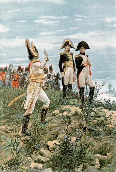 Murat herceg köszönti a császárt alkotó: Felicien baron de Myrbach-Rheinfeld