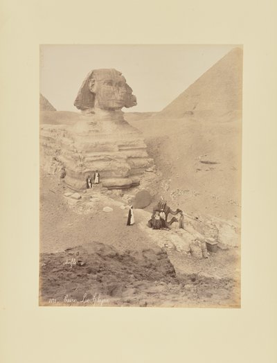 Kairó - Le Sphynx alkotó: Félix Bonfils