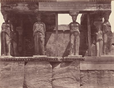 Az Erechtheion-templom kariatidái - Athén alkotó: Félix Bonfils