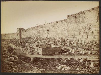 Fal és Aranykapu, Jeruzsálem alkotó: Félix Bonfils