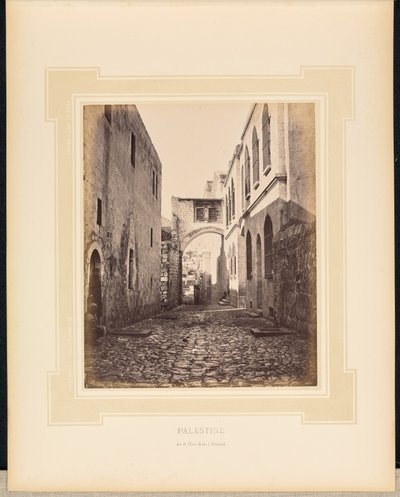Palesztina: Ecce Homo-ív Jeruzsálemben alkotó: Félix Bonfils
