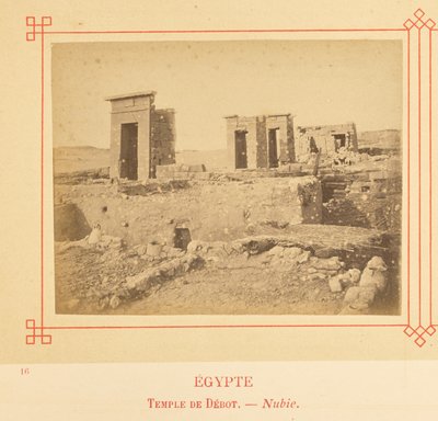 Debod temploma - Núbia alkotó: Félix Bonfils