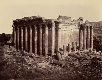 Jupiter temploma - Baalbek alkotó: Félix Bonfils