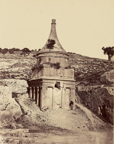Absalom sírja - Jeruzsálem alkotó: Félix Bonfils