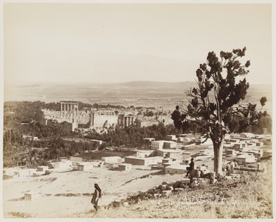 Baalbek látképe, Szíria #438 alkotó: Félix Bonfils