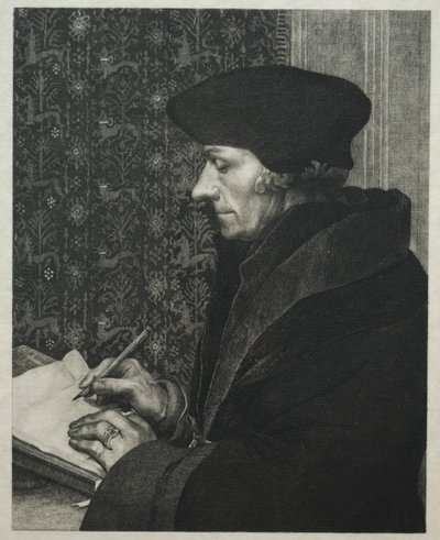 Erasmus, Holbein után alkotó: Felix Bracquemond