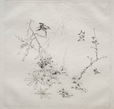Párizsi szolgáltatás (Haviland szolgáltatás): Snow (6. sz.) alkotó: Felix Bracquemond