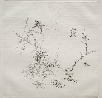 Parisian Service Haviland szolgáltatás: Snow sz. 1875. 6. alkotó: Felix Bracquemond