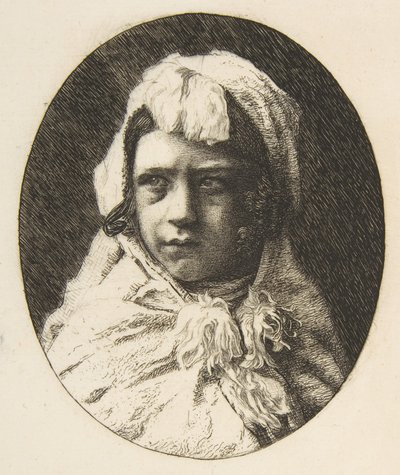 Henri Houssaye portréja gyermekkorában, 1855-60. alkotó: Felix Bracquemond