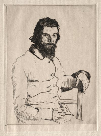 Meryon portréja ülve alkotó: Felix Bracquemond