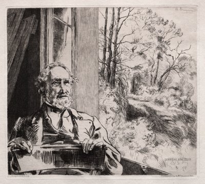 Meyer Heine portréja alkotó: Felix Bracquemond