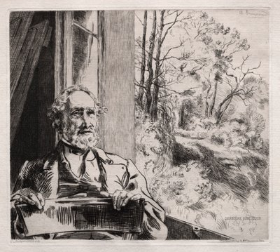 Meyer Heine portréja, 1860-as évek. alkotó: Felix Bracquemond