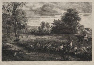 A rendre hívás, 1859. alkotó: Felix Bracquemond