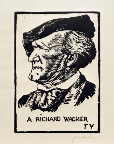 Richard Wagner alkotó: Felix Edouard Vallotton