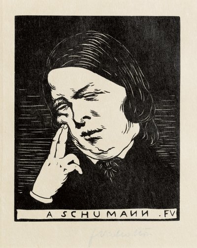 A Schumann, 1893 alkotó: Felix Edouard Vallotton