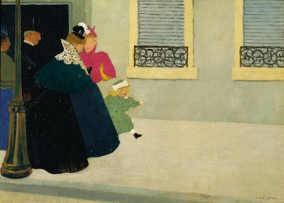 Séta, 1895 körül alkotó: Felix Edouard Vallotton