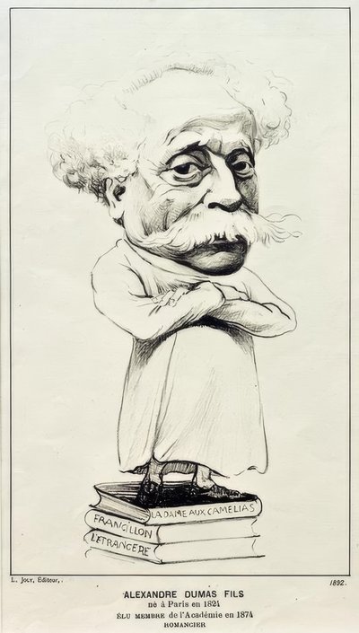 Alexandre Dumas Fils alkotó: Felix Edouard Vallotton