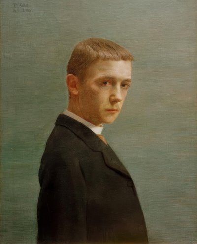 Önarckép húszéves korában alkotó: Felix Edouard Vallotton