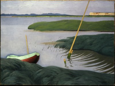 Hajó Berville-ben, 1918 alkotó: Felix Edouard Vallotton