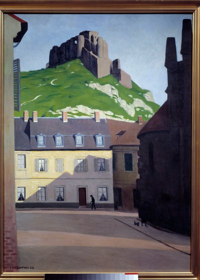 Gaillard kastély Les Andelysben. Felix Vallotton festménye (1865-1925) alkotó: Felix Edouard Vallotton
