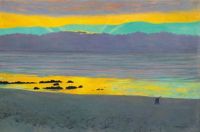 Sárga és zöld naplemente, 1911. alkotó: Felix Edouard Vallotton