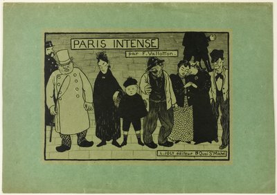A Paris Intense borítója alkotó: Felix Edouard Vallotton