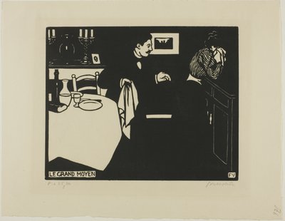 Extreme Measure, hatodik tábla az Intimaciesből alkotó: Felix Edouard Vallotton