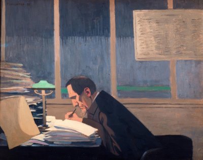 Felix Feneon a la Revue Blanche alkotó: Felix Edouard Vallotton