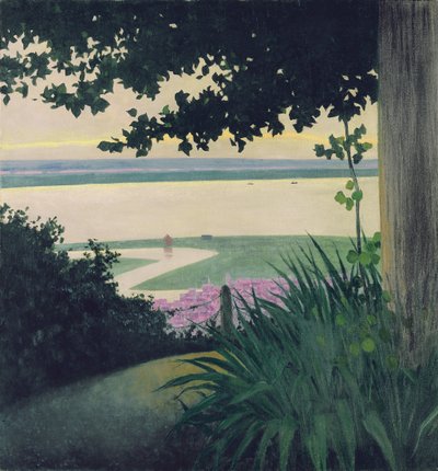 Honfleur és a Szajna-öböl, 1910 alkotó: Felix Edouard Vallotton