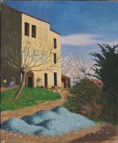 Ház a Napban, Kék kövek, 1920 alkotó: Felix Edouard Vallotton