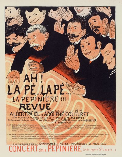 La Pepiniere Revue, kb. 1896-1899. alkotó: Felix Edouard Vallotton