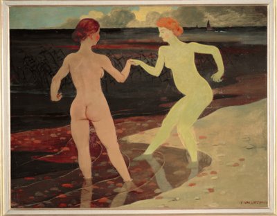 Az úrnő és a szobalány alkotó: Felix Edouard Vallotton