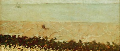 Villerville strand alkotó: Felix Edouard Vallotton