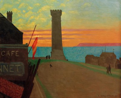 A régi világítótorony Honfleurben alkotó: Felix Edouard Vallotton