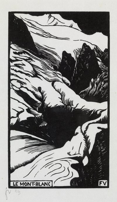 Mont Blanc, 1892 alkotó: Felix Edouard Vallotton