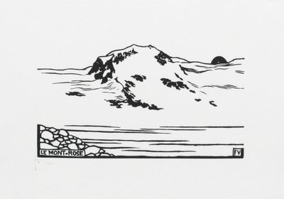 Monte Rosa, 1892 alkotó: Felix Edouard Vallotton