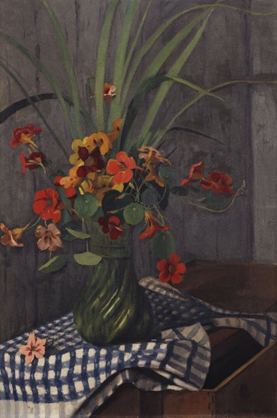 Nasturtiums, 1920 alkotó: Felix Edouard Vallotton