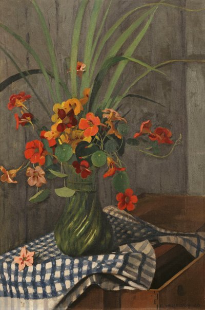 Nasturtiums; Capucines alkotó: Felix Edouard Vallotton