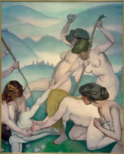 Orpheust lemészárolták alkotó: Felix Edouard Vallotton