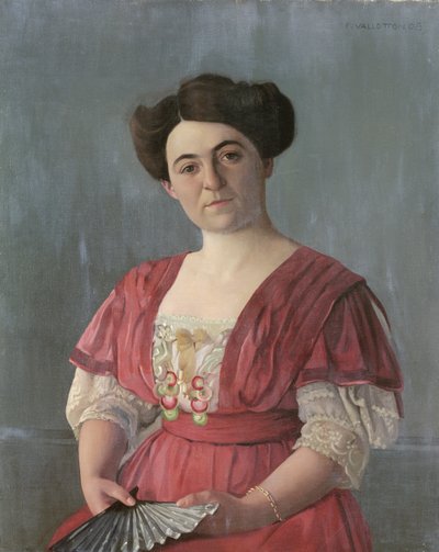Haasen asszony portréja, 1908 alkotó: Felix Edouard Vallotton