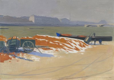 Quai de Seine. 1901 alkotó: Felix Edouard Vallotton